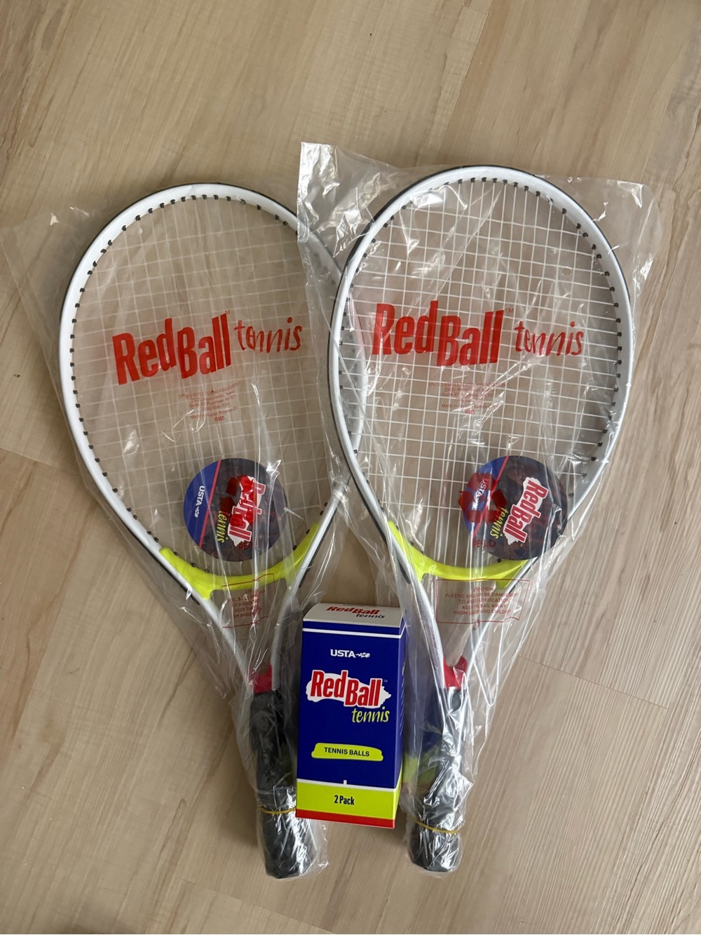 RedBall Tennis Racket 2-Pack with Yellow Accent - RedBall